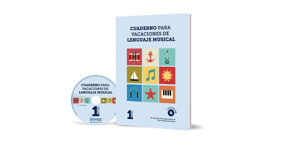 Cuaderno para Vacaciones de Lenguaje Musical Nivel 1