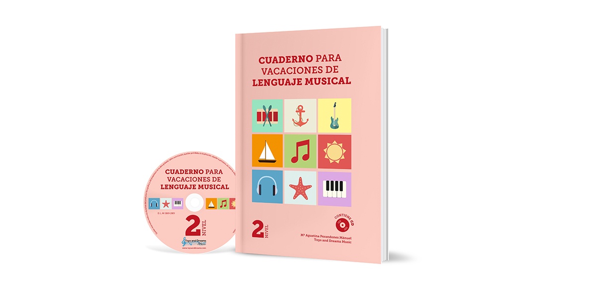 Cuaderno para Vacaciones de Lenguaje Musical Nivel 2
