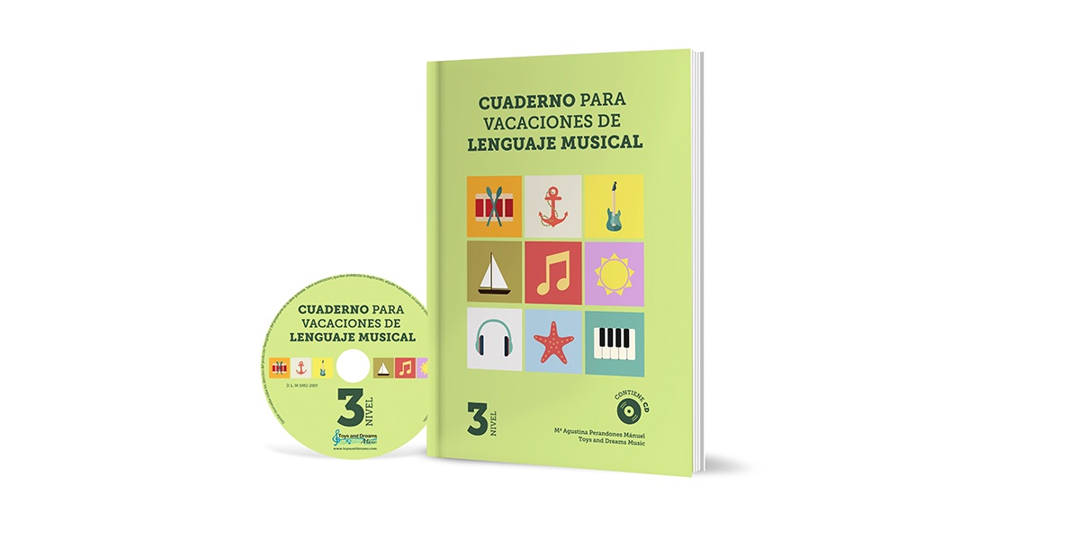 Cuaderno para Vacaciones de Lenguaje Musical Nivel 3