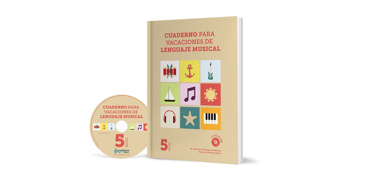 Cuaderno para Vacaciones de Lenguaje Musical Nivel 5